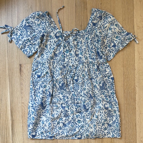 Banjanan Other - EUC Banjanan Girls printed dress, blue/white, sz 8